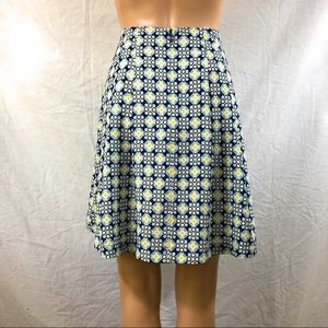Harper and Gray Skirt Sz Medium Blue White